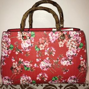 GG style Floral Handbag